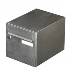 Boîte aux lettres normalisée 1 porte extérieur - Rivage - inox - RENZ
