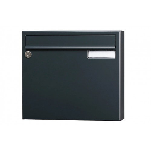 Boîte aux lettres non normalisée 1 porte extérieur - Saphir - acier anthracite - RENZ