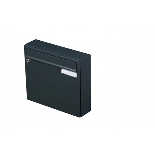 Boîte aux lettres non normalisée 1 porte extérieur - Saphir - acier anthracite - RENZ
