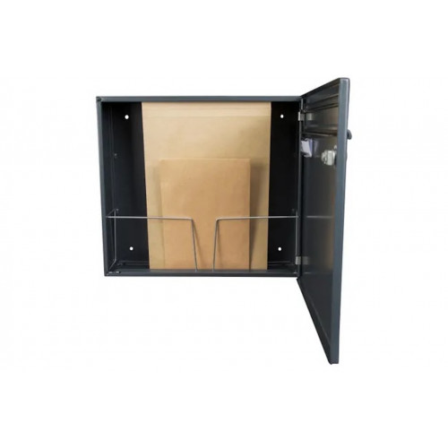 Boîte aux lettres non normalisée 1 porte extérieur - Saphir - acier anthracite - RENZ