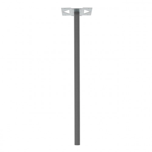 Kit de fixation - H.116 x l.33 x P.5 cm - gris - RENZ