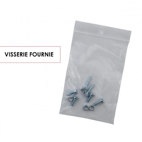 Kit de fixation - H.116 x l.33 x P.5 cm - gris - RENZ
