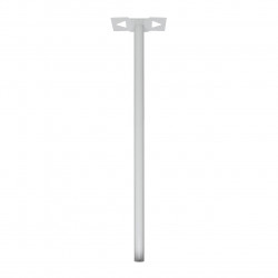 Pied elliptique - Blanc crème - RAL 9010M de marque RENZ, référence: B9742600