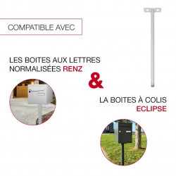 Pied elliptique - Blanc crème - RAL 9010M - RENZ