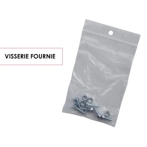 Kit de fixation - H.18 x l.25 x P.3 cm - gris - RENZ
