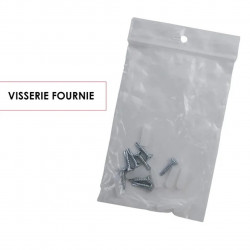 Kit de fixation - H.34 x l.32 x P.4 cm - blanc - RENZ
