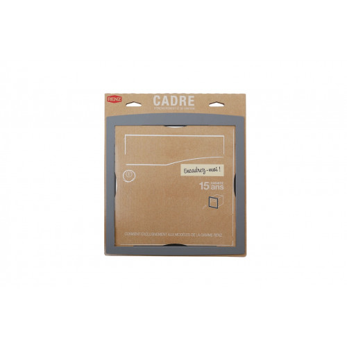 Kit de fixation - H.34 x l.32 x P.4 cm - gris - RENZ