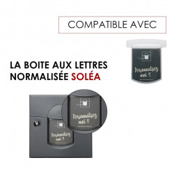 Porte-nom - H.16 x l.10.5 - transparent - RENZ
