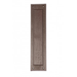 Entrée de courrier - PVC brun - largeur 34 cm de marque RENZ, référence: B9744200