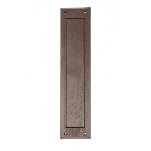 Entrée de courrier - PVC brun - largeur 34 cm - RENZ