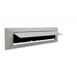 Entrée de courrier - PVC blanc - largeur 34 cm - RENZ