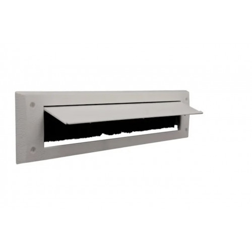 Entrée de courrier - PVC blanc - largeur 34 cm - RENZ