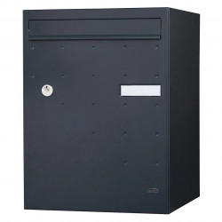 Boîte à colis - Atout - gris anthracite sablé - 1 porte de marque RENZ, référence: B9744400