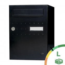 Boîte à colis - Eclipse noir mat - 1 porte de marque RENZ, référence: B9744800