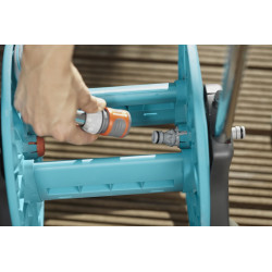 Dévidoir sur roues - CleverRoll S équipé 25 m - tuyau 15 mm avec pistolet - GARDENA