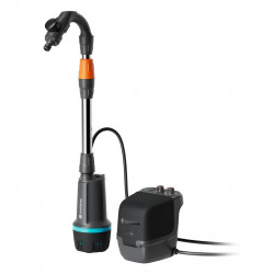 Pompe pour collecteur d’eau de pluie 18 V 2400 l/h - kit prêt à l’emploi avec batterie de marque GARDENA, référence: J9744900