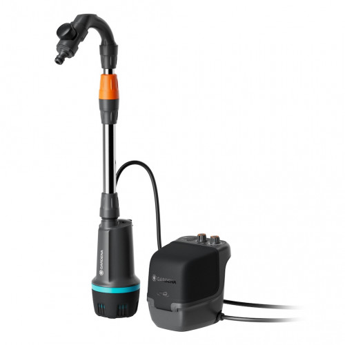 Pompe pour collecteur d’eau de pluie 18 V 2400 l/h - kit prêt à l’emploi avec batterie - GARDENA