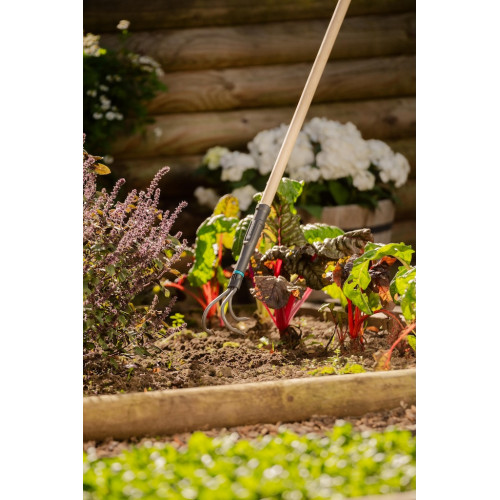 Griffe piocheuse 9 cm - PureLine - manche bois FSC et dents acier - GARDENA