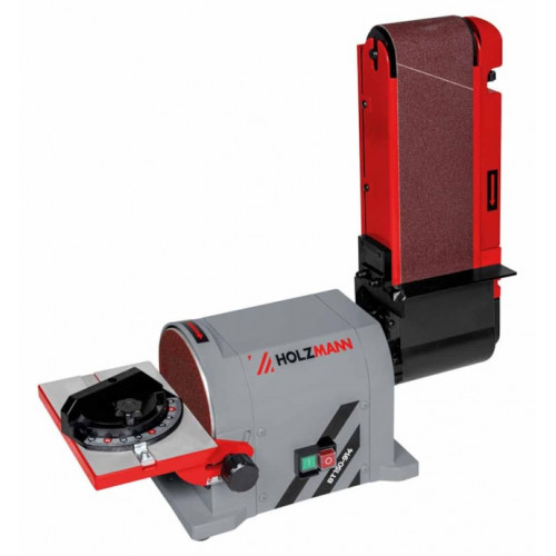 Meuleuse à bande et à surfacer - 450 W - unité inclinable 0° à 90° - Holzmann