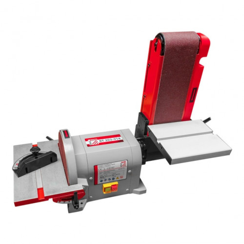 Meuleuse à bande et à face - 550 W - unité inclinable 0° à 90° - Holzmann