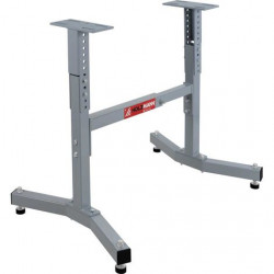 Support pour tour à bois - hauteur réglable 640 à 865 mm - charge 100 kg - Holzmann