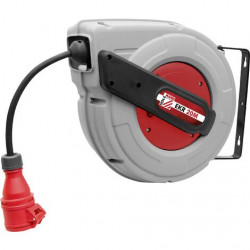 Enrouleur électrique automatique EKR20M400V - 20 m + 1 m - support mural pivotant - Holzmann