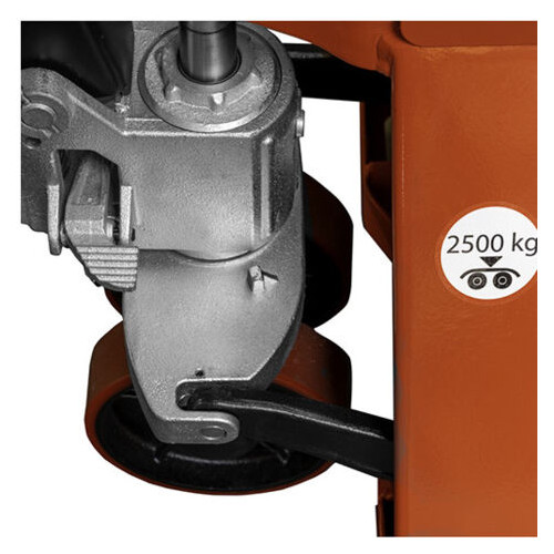 Transpalette peseur manuel 2500 kg - fourches 1150 mm avec poignée ergonomique - Holzmann
