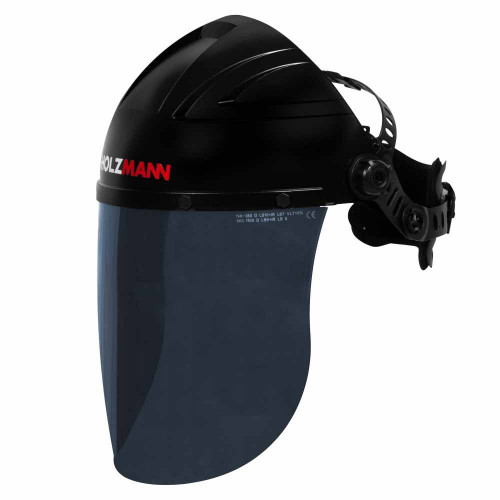 Casque de soudage laser LSH1 - protection UV et IR avec visière relevable - Holzmann