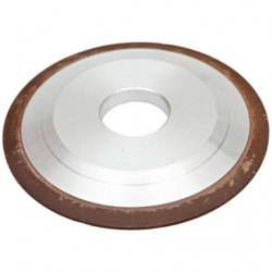 Disque diamant 125 mm grain 120 - alésage 32 mm pour affûtage de lames carbure de marque Holzmann, référence: B9754000