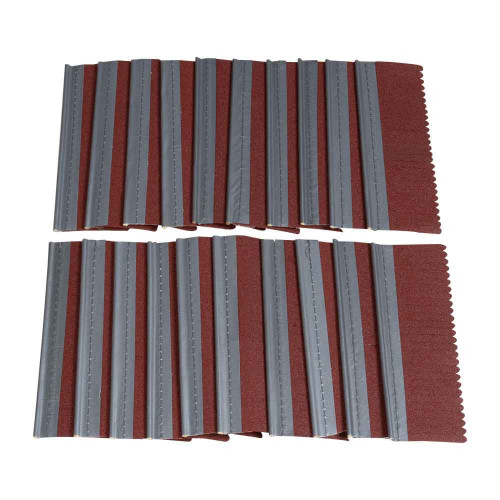 Feuilles abrasives - OSS200_SLSET120 - grain K120 - lot de 20 - Holzmann