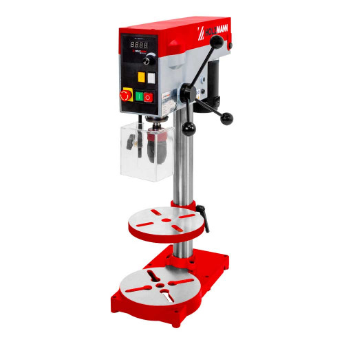 Perceuse à colonne compacte - 300 W - capacité acier Ø 13 mm - Holzmann