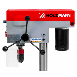 Perceuse à colonne compacte - 300 W - capacité acier Ø 13 mm - Holzmann