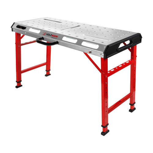 Table de soudage mobile - ST2GO - plateau 1068 x 532 mm - charge 454 kg - Holzmann