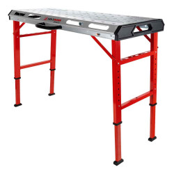 Table de soudage mobile - ST2GO - plateau 1068 x 532 mm - charge 454 kg - Holzmann