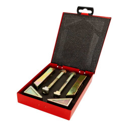 Kit de bridage - SWS6TLGM8 - pour rainures en T - coffret métallique de marque Holzmann, référence: B9756500