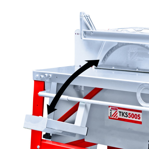 Scie circulaire sur table - 400 V - lame 500 mm et moteur 4200 W - Holzmann