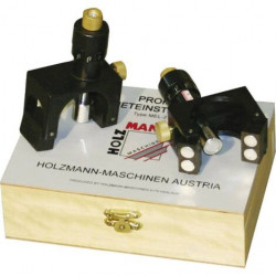 Jauge de réglage magnétique pour lame de rabot - jeu de 2 régleurs universels de marque Holzmann, référence: B9758200