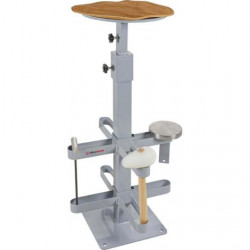Station de formage métallique 460 x 460 x 885 mm - poste de travail modulable avec rangement - Holzmann