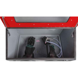 Cabine de sablage - SK220_230V - volume 220 L - charge 60 kg - Holzmann