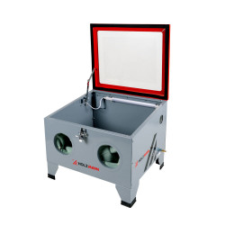 Cabine de sablage d’établi - SK90_230V - volume 90 L - charge 5 kg - Holzmann