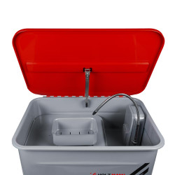 Fontaine de nettoyage - 75 L 230 V - pompe 26 W pour pièces mécaniques - Holzmann