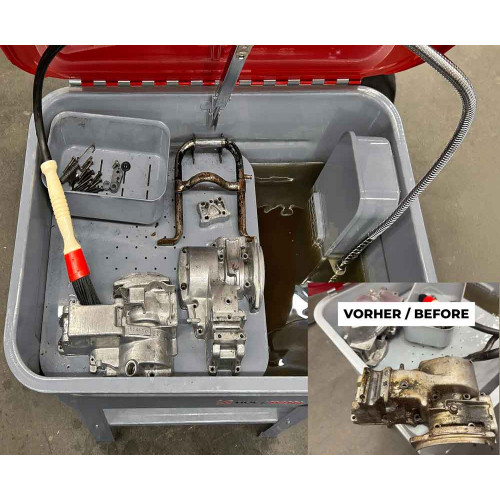 Fontaine de nettoyage - 75 L 230 V - pompe 26 W pour pièces mécaniques - Holzmann