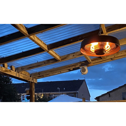 Chauffage infrarouge suspendu Ruby Patio RLT-2000AP 2000 W - Ruby