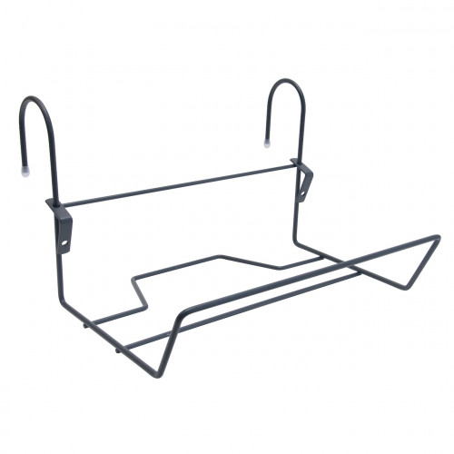Support jardinière XL anthracite 45 x 18 cm - fil d’acier - charge 20 kg - Louis Moulin