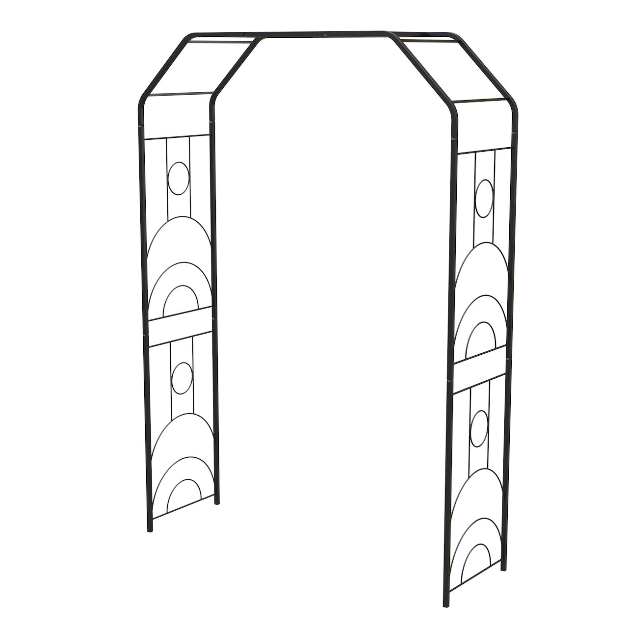 Arche de jardin Art Déco 180x50x234 cm Louis Moulin - vue 2