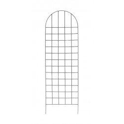 Treillage arrondi anthracite 53 x 170 cm - acier époxy - mural ou à planter de marque Louis Moulin, référence: J9760700