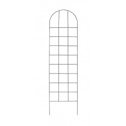Treillage arrondi anthracite 53 x 200 cm - acier époxy - mural ou à planter de marque Louis Moulin, référence: J9760800