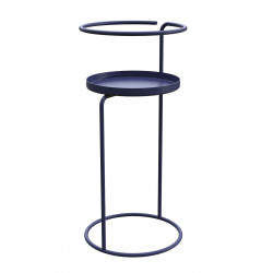 Sellette Cylindra bleu 55 cm - plateau Ø 23 cm - acier époxy de marque Louis Moulin, référence: J9762800