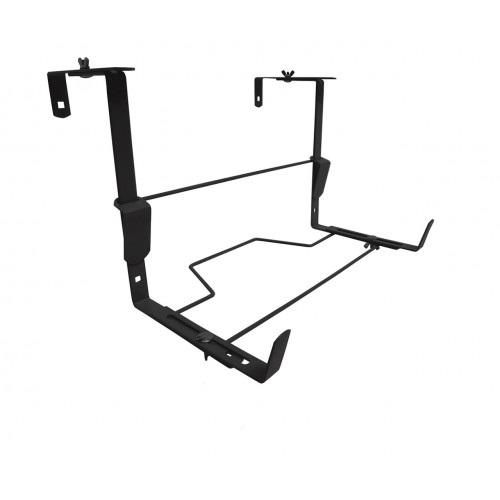 Support jardinière Essentis noir 35 cm - fixation réglable 16 à 26 cm - charge 20 kg - Louis Moulin