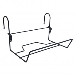 Support jardinière Essentis noir 35 x 14 x 23 cm - acier époxy - fer rond de marque Louis Moulin, référence: J9763500